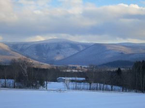 Photo of Mt. Greylock, MA, by By Ericshawwhite via Wikimedia Commons. Mt. Greylock is the home of Rowling's Ilvermorny school.